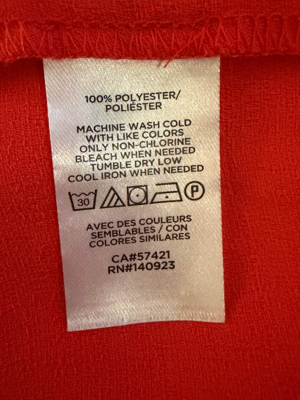 LOFT Bright Red Ruffle Hem Camisole - Picture 8 of 8